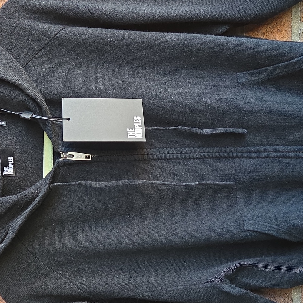 THE KOOPLES wool-cashmere-blend zip hoodie - Picture 4 of 8